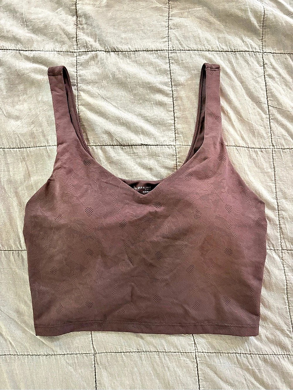 Offline by Aerie Brown Sports Bra / Tank Size Medium